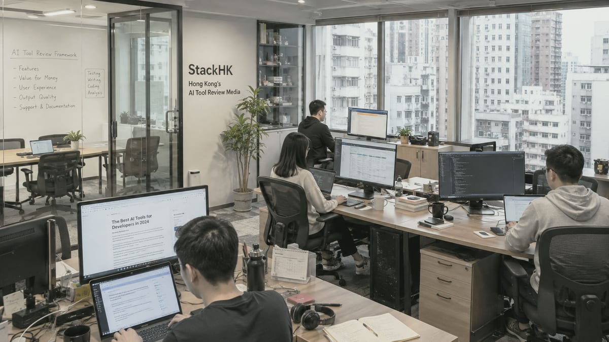 The StackHK team at work in our Hong Kong office