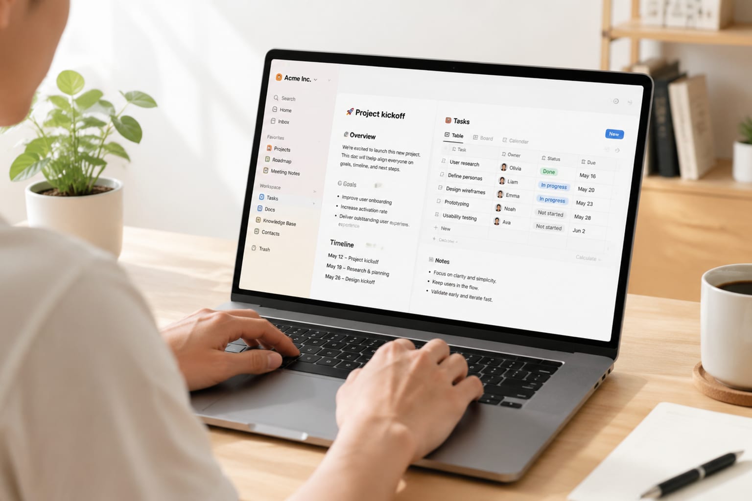 Notion all-in-one workspace review hero